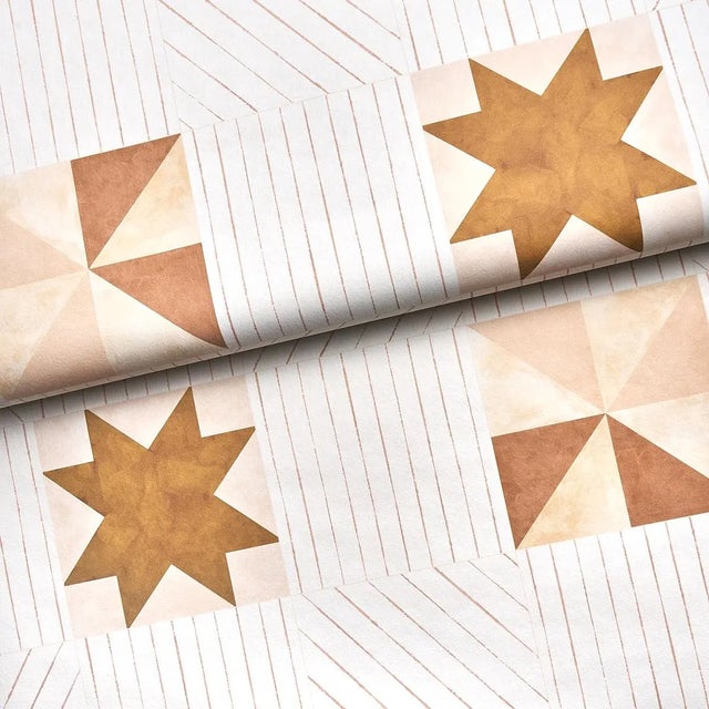 Not Yet Made - Made To Order Schumacher x Backdrop Alexander Wallpaper in Terracotta & Warm Peach For Sale - Image 5 of 6