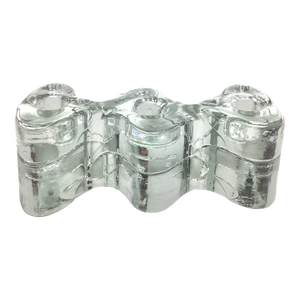 Mid Century Glass Arkipelago Candle Holder by Timo Sarpaneva