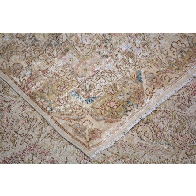1950s Vintage Turkish Anatolian Hand Knotted Wool Rug, 10x15'9 For Sale - Image 5 of 6