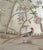 Chinoiserie Silver Leaf Chinoiserie Hand-Painted Floral & Bird Wall Panels (Set of 2) For Sale - Image 3 of 4