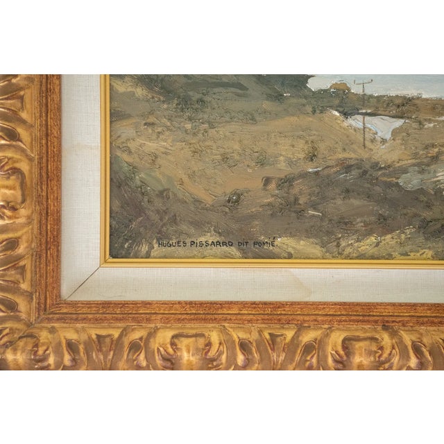 Hugues Claude Pissarro - Coastal Scene, Oil on Canvas For Sale - Image 4 of 5