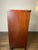 Federal Mahogany Hepplewhite tall chest. Nicely scalloped cut apron and tall French feet. Sometimes used as dining room...
