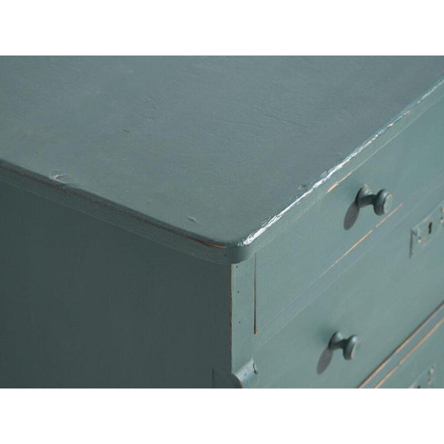 Antique Green Chest of Drawers by Amaru For Sale - Image 3 of 11