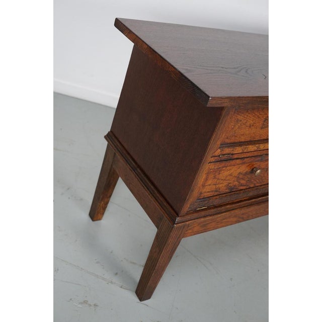 Early 20th Century French Oak Apothecary Cabinet Folding Doors For Sale - Image 11 of 17