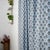 Textile “Viscose Colored Linen Block Print Ring Curtain – Semi-Sheer Size,54"X72"- Genda Pushp For Sale - Image 7 of 7