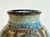 Mid-Century Modern Blue Studio Ceramic Vase with Flowing Glaze Pattern, Denmark, 1960s For Sale - Image 3 of 10