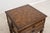 2000 - 2009 Theodore Alexander Leather Top Distressed Mahogany End Table For Sale - Image 5 of 12