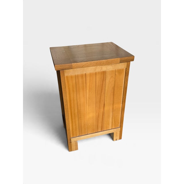 Rustic Wooden Bedside Tables, 2000, Set of 2 For Sale - Image 6 of 8