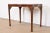 An exceptional Chippendale style carved mahogany occasional side table or tea table By Baker Furniture, "Stately Homes"...