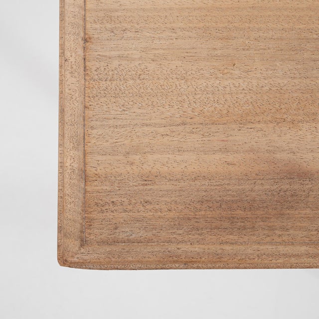 19th Century French Louis XVI Wooden Writing Table with Fluted Legs For Sale - Image 13 of 18