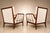 Brown Mid-Century Brazilian Armchairs by Rino Levi, Hardwood & Bouclé, 1960s For Sale - Image 8 of 18