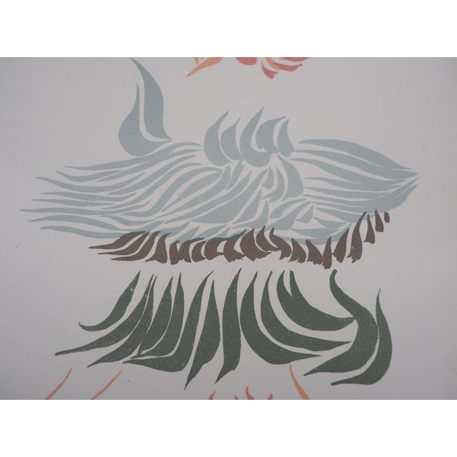 Jacques Herold, Flowers, Lithograph For Sale - Image 4 of 6