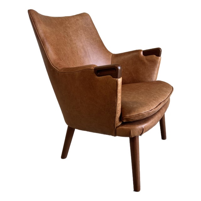 Newly Upholstered Mid Century Modern Hans Wegner Ap-20 Baby Bear Chair For Sale