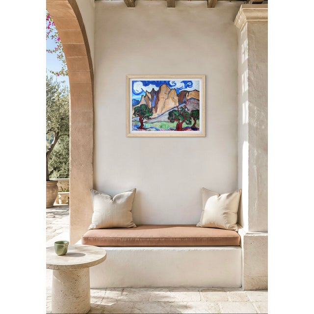 2020s Canyon Rhythm - Contemporary Original Oil Painting Landscape For Sale - Image 5 of 10