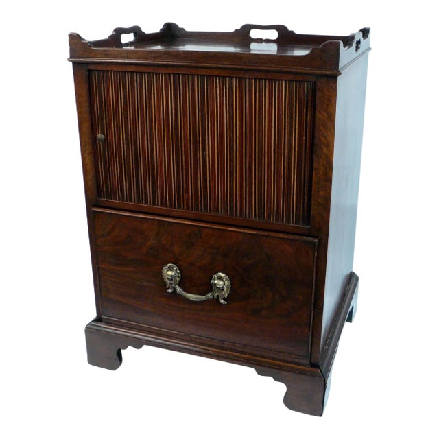George III Mahogany Bedside Commode For Sale