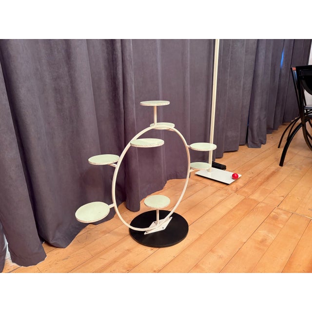 Mid-Century Modern Vintage Flower Stand, 1960s For Sale - Image 3 of 12