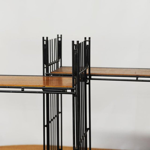 Mid-Century Modern Spanish Three-Part Modular Multi Strux Shelf, 1960s For Sale - Image 3 of 13
