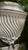 Antique white ceramic wall fountain / lavabo., complete with metal spout and lid. Easy to hang by two holes on the back...