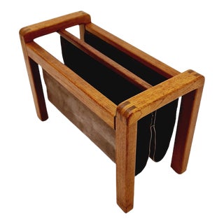 Mid-Century Danish Teak Magazine Rack by Salling Stolefabrik, 1960s For Sale