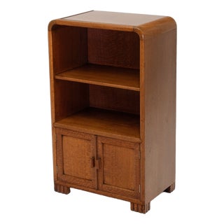 Art Deco Oak Side Cabinet by Betty Joel for Token Works, 1930s For Sale