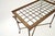 1970s Vintage Brass and Glass Tray Top Side Table, 1970s For Sale - Image 5 of 8