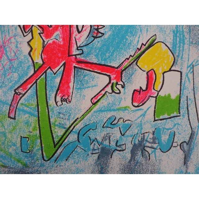 Roberto Matta, Créature surréaliste, Lithograph For Sale - Image 4 of 5