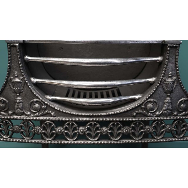 Antique Wrought and Cast Fire Grate, 1890 For Sale - Image 3 of 5