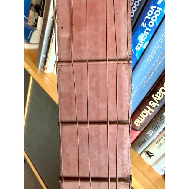 1970s Custom Oversized Metal Flying v Guitar Abstract Steel Sculpture Art For Sale In Las Vegas - Image 6 of 18