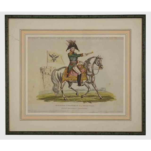 Unknown, Alexander Emperor, Original Lithograph, 1816 For Sale - Image 4 of 4