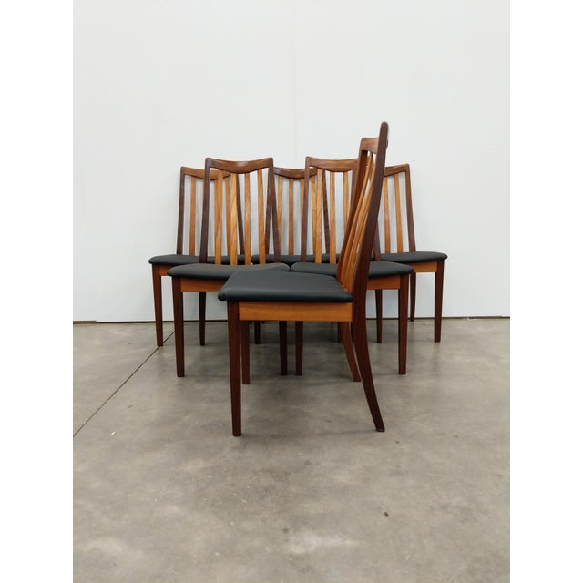 Mid-Century Modern Set of 6 Vintage Mid Century Modern Teak Dining Chairs by G Plan For Sale - Image 3 of 10
