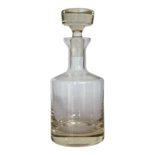 Vintage Lead Crystal Decanter With Stopper For Sale
