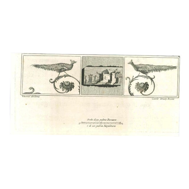 After N. Vanni, Ancient Roman Drawings, Etching, 18th Century For Sale