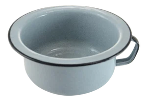 Gray Enamelware Bowl