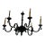 Vintage Mauldin Lighting Bespoke Spanish Revival Chandelier For Sale
