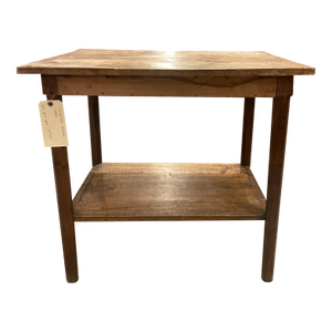Solid Oak Antique French Farm Style Table