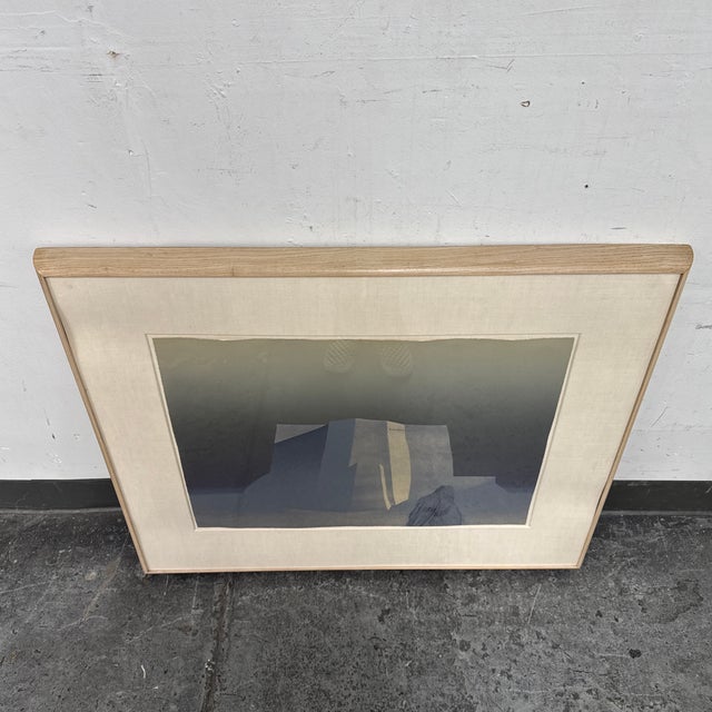 John Axton “Sacred Walls” Framed Lithograph, Signed, Circa 1978 For Sale - Image 10 of 12