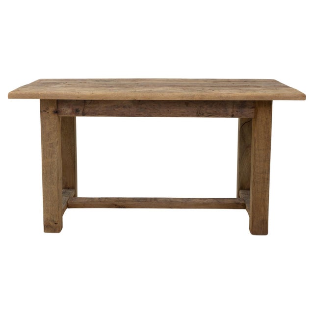 1920s French Oak Dining Table In Original Patina For Sale - Image 15 of 18