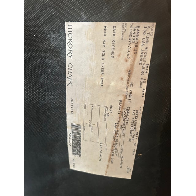 1990s Hickory Chair Side Chair Set For Sale In Charlotte - Image 6 of 7