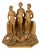 Art Deco Style Carved Wood Sculpture Group from Scurati, 1950s For Sale