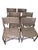 Contemporary McGuire Antalya Outdoor Side Chairs- Set of 6 For Sale - Image 3 of 12