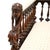 Brown Antique Victorian Carved Walnut Corner Chair, 1860 For Sale - Image 8 of 11