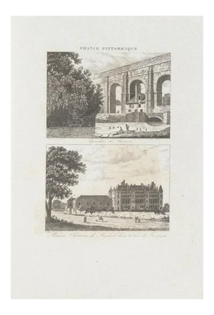 Unknown - Cityscapes - France Pittoresque - Original Etching - 19th Century