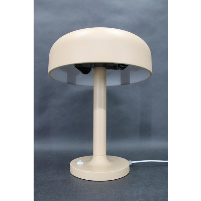 Metal Mid-Century Beige Table Lamp by Josef Hurka for Napako, 1970s For Sale - Image 7 of 10