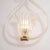 1950s Barovier & Toso "Bullicante" Murano Glass and Brass Pendant/Chandelier For Sale - Image 5 of 9