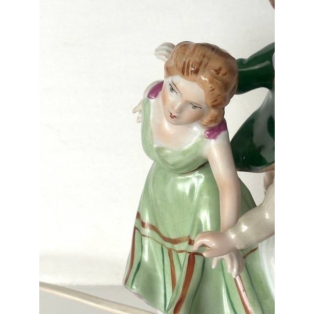 Porcelain Lithophane Table Lamp, 1950s For Sale - Image 6 of 18