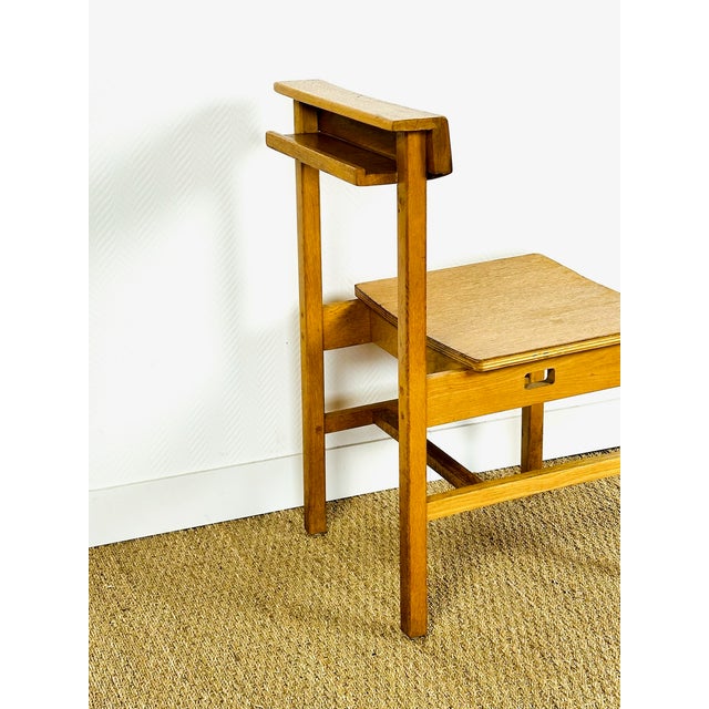 Vintage Oak Dining Chairs, 1950s, Set of 6 For Sale - Image 17 of 18