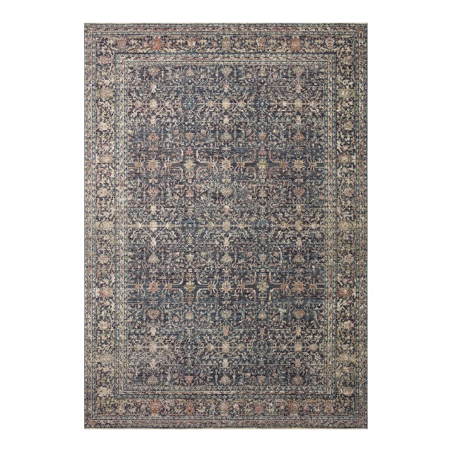 Jean Stoffer x Loloi Bradbury Midnight/ Multi 9'-0" x 12'-0" Area Rug For Sale