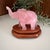 Vintage Rose Quartz Carved Elephants on Stands - A Pair For Sale - Image 10 of 10