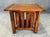 Late 20th Century Oak Mission Style Side Table For Sale - Image 4 of 11