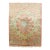 Vintage Zabihi Collection Botanical Silk Persian Qum Mini Rug - 2' x 2'7" For Sale